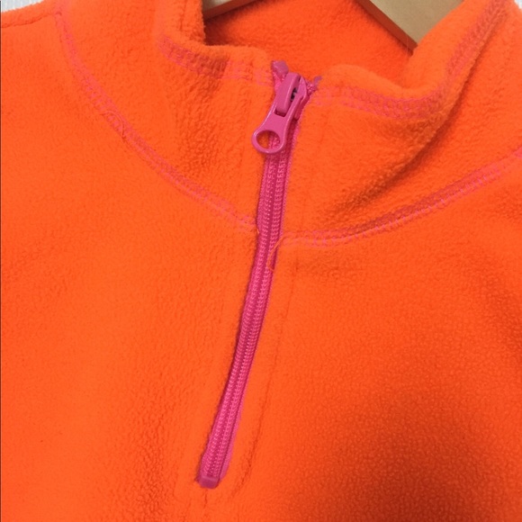 Children’s Place Neon Orange Fleece - Picture 2 of 5